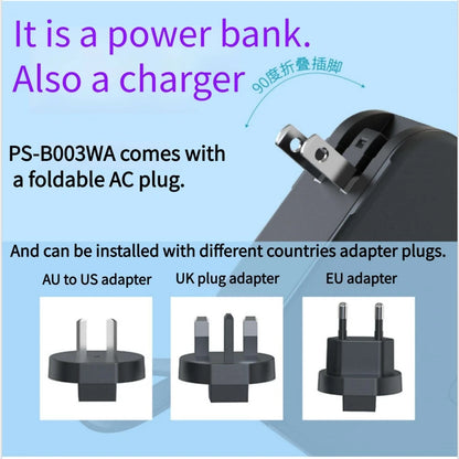 Magnetic Wireless Charging Bank 10000mAh PD22.5W Built-in Cable Plug 3in1 Fast Charging Portable Power Bank for iPhone 17 16 15