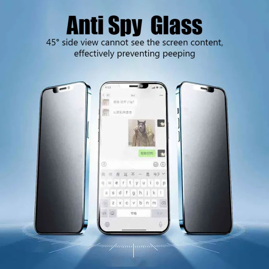 2PCS Privacy Tempered Glass For iPhone 14 Pro Max 12 13 Mini 15 11 Pro Max Screen Protector For iPhone 8 7Plus XS Max XR X Glass