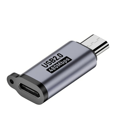 Micro USB To Type C Adapter Mini USB To USB C 480Mbps Fast Data Charging Connector USBC To Lightning Adapter For iphone Android