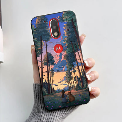 Case for Motorola Moto G4 / Moto G4 Plus / Moto G4 Play Back Cover Fashion Marble Silicone Soft TPU Protective Phone Cases Coque