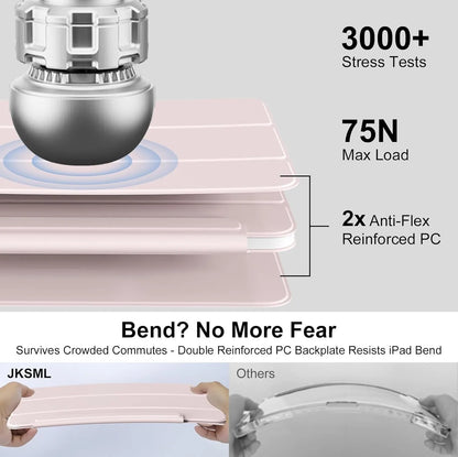 ZOYU for iPad A16 10/11th Ultra-Slim & Light, Strong Magnetic Attachment Case, iPad Pro 11 12.9 Air 4/5th 11/13 Mini 6/7th Cover