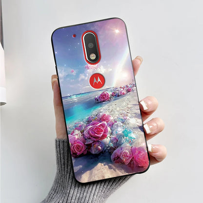 Case for Motorola Moto G4 / Moto G4 Plus / Moto G4 Play Back Cover Fashion Marble Silicone Soft TPU Protective Phone Cases Coque