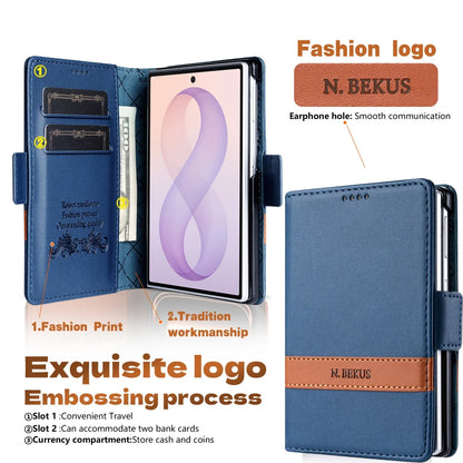 Business Luxury Leather RFID Wallet Card Solt Phone Case for Samsung Galaxy Z Fold8 Ultra Fold 4 5 6 7 8 Flip Protective Cover