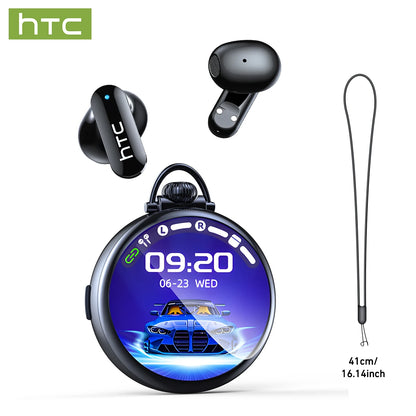 HTC NE71 True Wireless Earbuds ANC Noise Cancelling Bluetooth 6.0 22H Playtime In-Ear Comfort Gaming Low Latency