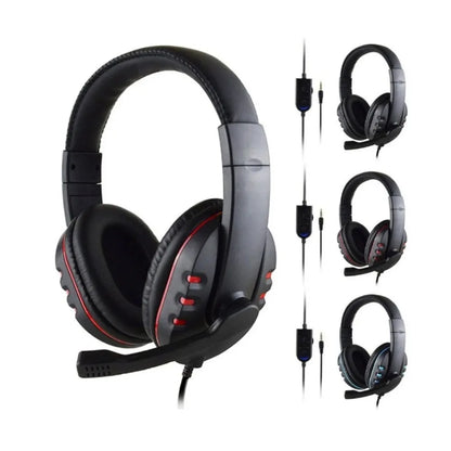 Headphones 3.5mm Wired Gaming Headset,Earphones Music For PS4,Game PC Chat Computer With Microphone
