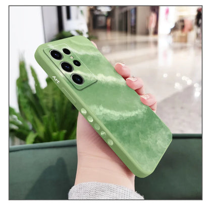 Artistic Patterns Phone Case For Samsung Galaxy S25 S24 S23 S22 S21 S20 Ultra Plus FE Note 20 Ultra 10 9 Plus Cover
