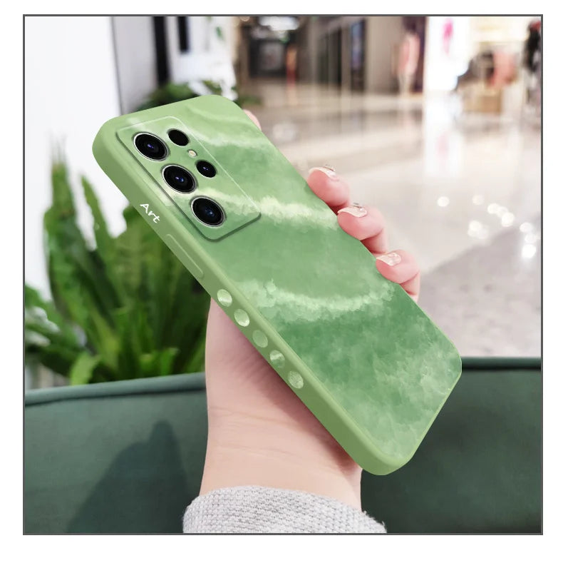 Artistic Patterns Phone Case For Samsung Galaxy S25 S24 S23 S22 S21 S20 Ultra Plus FE Note 20 Ultra 10 9 Plus Cover