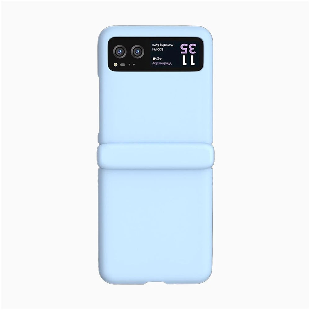 Candy Color Hinge Protective Phone Case For Motorola Razr 70 60 50 40 Ultra Skin Feel Shockproof Cover PC Bumper Shell Funda