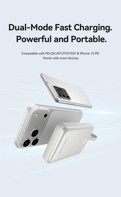 [CCC Certification] Vention Magnetic Power Bank 22.5W 10000mAh Portable 3C Powerbank 15W Wireless Fast Charger for iPhone 17 16