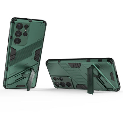 Solid Armor Cyber Shockproof Case For Samsung S25 Ultra S24 FE Ultra Plus A54 A55 A56 A36 A26 Tough Design Stand Cover