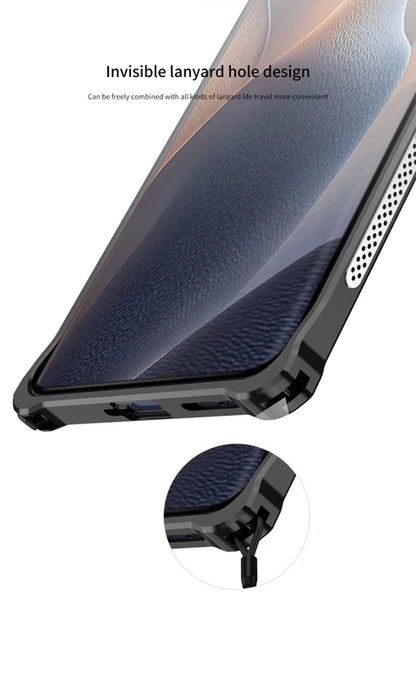 For MOTO Edge 60 Case on Metal Frame Heat Dissipation Motorola Edge 60 Pro Fusion Caque
