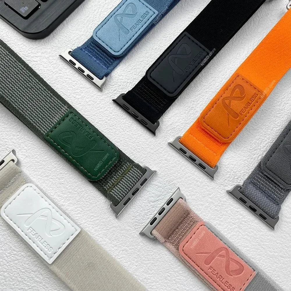 Trail Nylon Strap for Apple Watch Band Ultra 3 2 49mm 44mm 40mm 45mm 41mm 46mm 42mm Bracelet Correa for Iwatch 11 10 9 8 7 Se 6