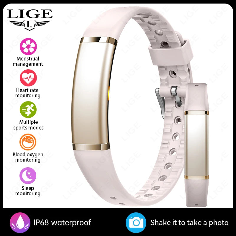 New Sport Fitness Tracker Smart Bracelet Heart Rate HRV Monitor Pedometer Remote Control Photography Smart Watch for Android iOS