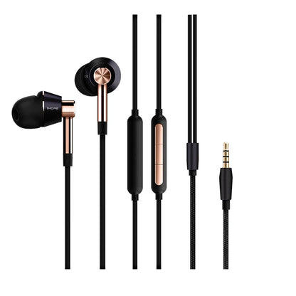 1MORE Triple Driver E1001 In-Ear Wired Earphones Hi-Res Audio 3.5mm Headphones with High Resolution Bass Driven Sound