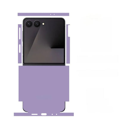 Skin For Samsung Galaxy Z Flip7 6 5 4  Back Film Sticker Full Cover Protective Decal Wrap Side Frame Back Screen Protector