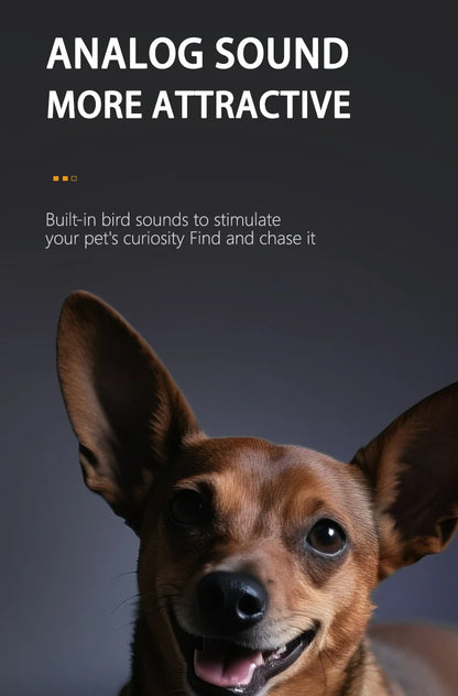 Smart Self-Rolling Electric Dog Ball with Sound Autonomous Operation Realistic Bark & Roll Chew-Resistant for Small Dog Training
