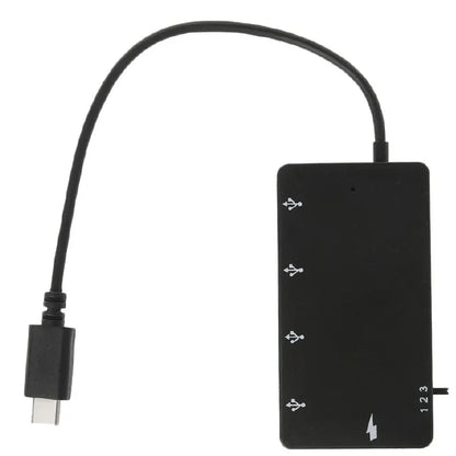 1 Set Micro USB OTG 4 Port Hub Power Charging Adapter Cable For Smartphone Tablet High Speed