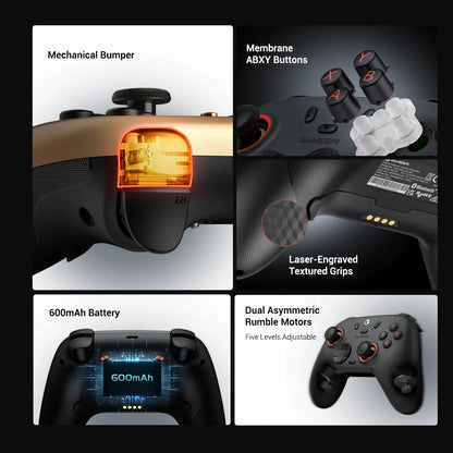 GameSir Nova 2 Lite Wireless Game Controller Switch Gamepad Hall Effect Joysticks Anti-Drift for Nintendo Switch / iPhone / Android / PC