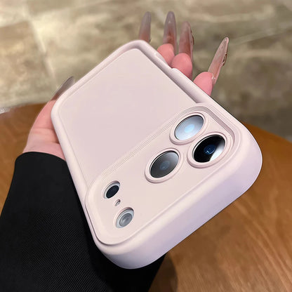 Camera Protection Candy Color Silicone Soft Case For iPhone 11 12 13 14 Plus 15 16 17 18 Pro Max XR XS X 7 8 Matte Bumper Cover