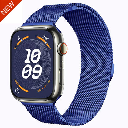 Milanese Strap for Apple Watch 44mm 40mm 45mm 41mm 46mm 42mm 49mm Metal Bracelet iWatch Series 12 11 10 Ultra 9 8 7 6 5 SE3 band
