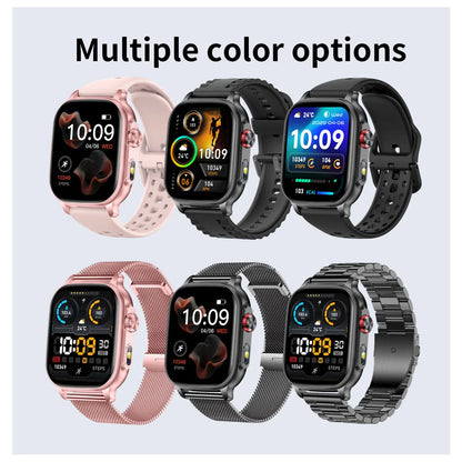 New1400mAh Large Battery Smart Watch 5ATM Waterproof LED Flashlight 100+ Sports Modes Heart Rate Fitness Tracker Men Smart Watch