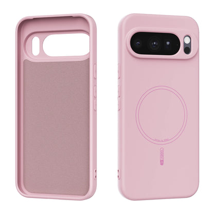 for Magsafe Magnetic Liquid Silicone Case for Google Pixel 11 10 Pro XL 10ProXL All Around Protect Wireless Charge Soft Cover