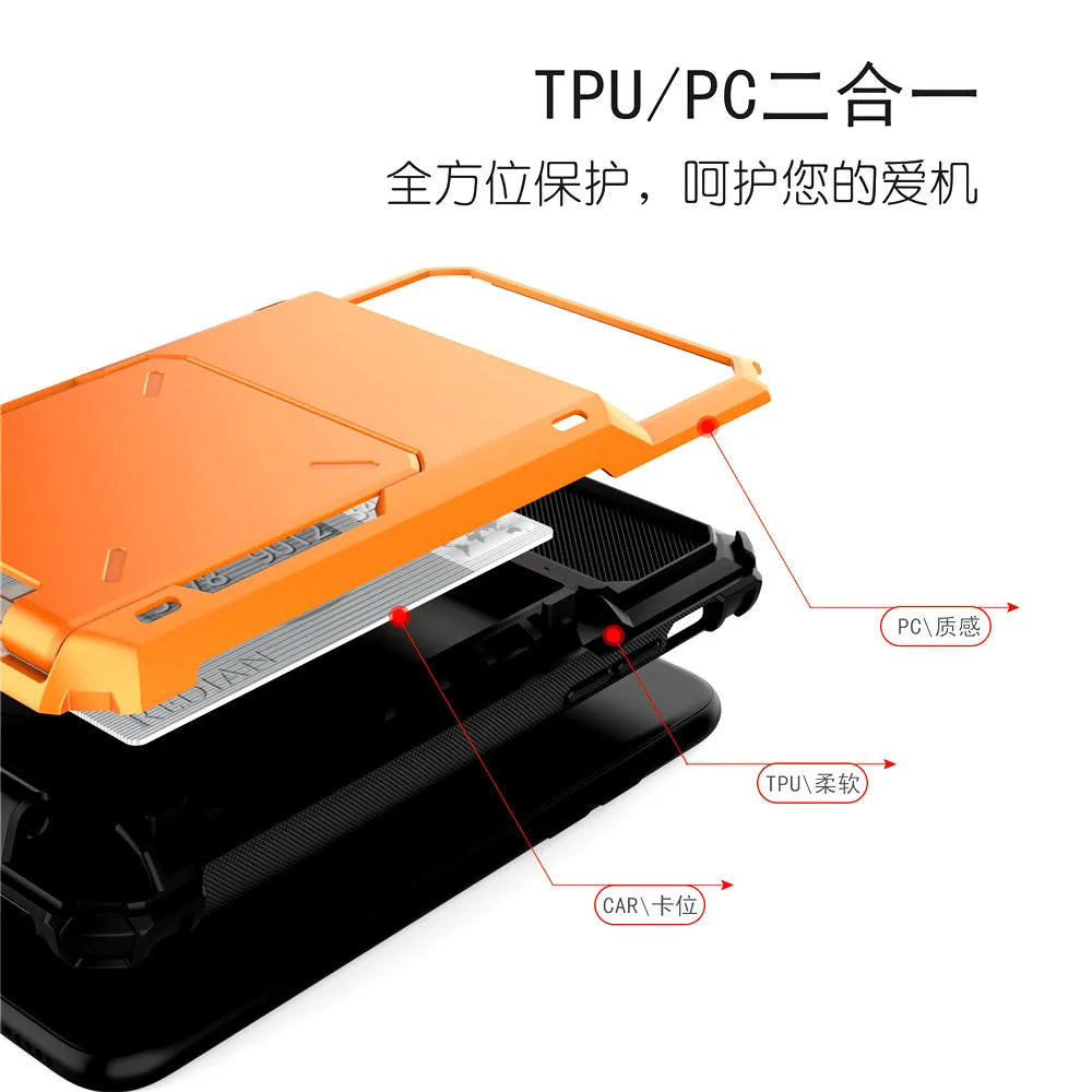 For iPhone 14 13 12 11 Pro 11 Pro Max 7 8 Plus XS MAX 6 Case Flip Card Slots Business Armor Cover For iPhone X XS XR 7 7+ 6 6S