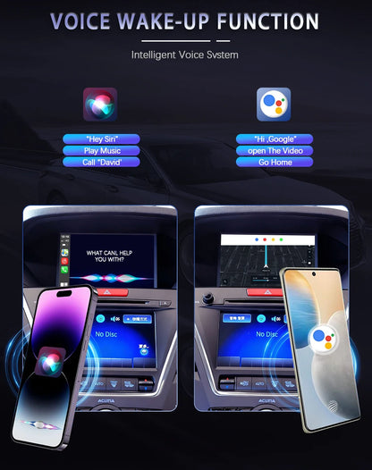 Car Wireless Android Auto Apple CarPlay Tv Box For Acura RDX TLX ILX RLX MDX YD3 Radios Smart System Upgraded OEM Screen Camera