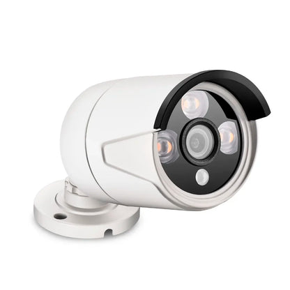 AZISHN 2.8mm Wide Angle 8MP 4K IP Camera Outdoor Face Detect Audio H.265 Bullet CCTV Home 5MP 4MP POE Human AI Security Camera