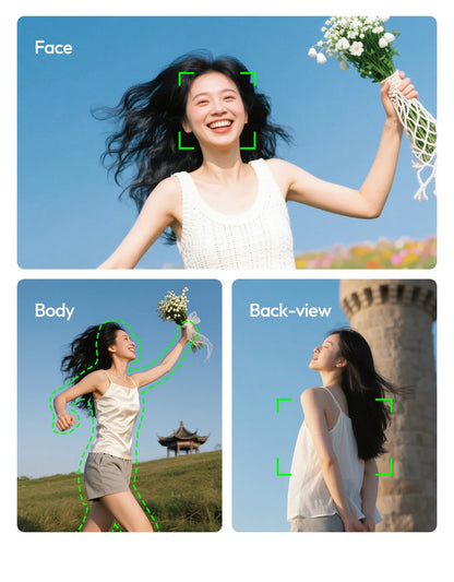 Ulanzi TT23M Magnetic Auto-Tracking Selfie Stick Tripod Smart Face Tracking Selfie Stick Ground Tripod for Outdoor Travel Vlog