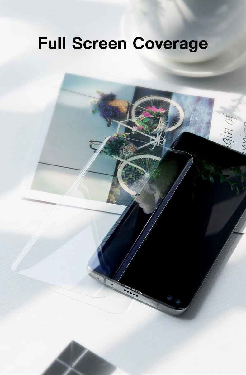1-3PCS UV Tempered Glass For Google 8 7 6 Pro Full Cover Glue Curing For Pixel 8Pro Screen Protector
