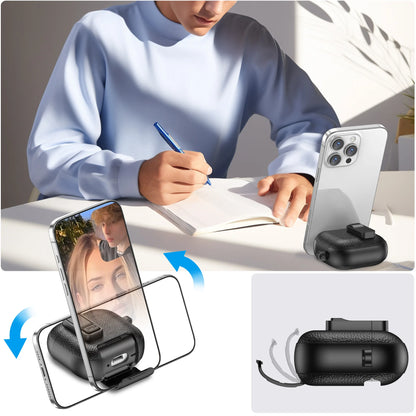2025 New For AirPods 4 Case Latch wireless Bluetooth earphone Accessories Cover dermatoglyph Mobile phone holder switch Cases 3D