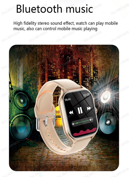 Smart Watch For Android IOS Watches 2.01inch HD Display Bluetooth Call Message Alert Music Sports Smartwatch Men Women Gift Ht30