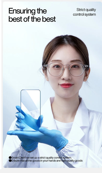 SmartDevil Dust-free Tempered Glass Film for Samsung S26 Ultra HD Clear Screen Protector for Samsung S25 S24 Anti-fingerprint