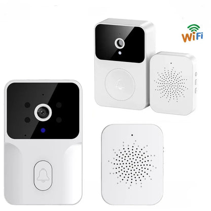 WiFi Video Doorbell Wireless Phone Two-way Intercom System IR Night Vision Doorbell Smart Home Security Door Bell Camera Monitor