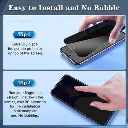 4/1pcs Privacy Screen Protectors For Samsung S26 Ultra A56 5G A55 A54 A57 A17 A16 A36 A35 A34 A08 A18 A07 A06 A05 A26 Anti Spy