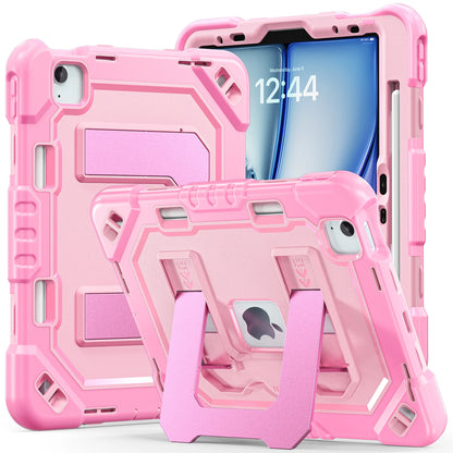 Heavy Duty Shock Resistance Case For iPad 11(A16) 10th Generation Air 11 M2 M3 M4 Pro 11 2025/2024 2018-2022 Air 5 4 10.9 "Cover