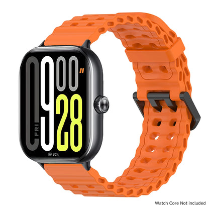 Soft Silicone Strap for Redmi Watch 6 5 4 Sports Two Tone Wristband for Xiaomi Mi Band 8 9 Pro Adjustable Rubber Wristband