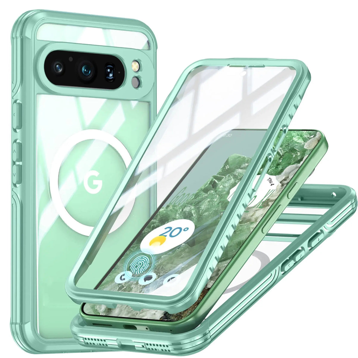Suitable for Google Pixel 10A/8/9 Pro XL Phone Case Three Proof Sealing Anti Drop Dustproof Phone Case All Inclusive