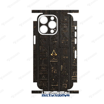 Colorful Decal Skin for iPhone 17 16 15 14 13 12 11 Pro XS Max XR Soft Back Screen Protector 3M Wrap with Side Skin Sticker