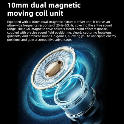 KEYSION Type-C HiFi Game In-Earphone EQ Adjustment 32bit/384kHz DAC Hardware Decoding Heaphone USBC Phone Wired Headset with Mic
