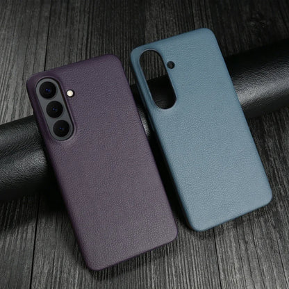 For Magsafe Case For Samsung Galaxy S26 Ultra S24 Plus S25 Edge S23 S21 S20 FE Note 20 S22 Ultra Phone Case Leather Back Cover