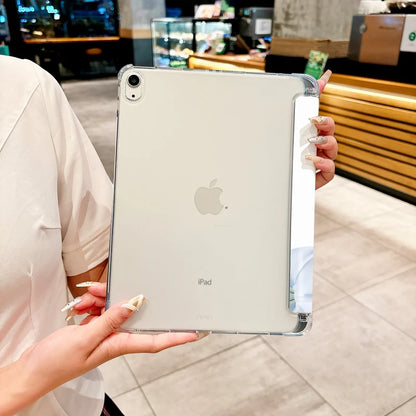 Pure&noble/elegant&fragrant Lily PAD CASE For iPad pro 10/11/2020/6th/7th /8th /Air 3rd/Air 4th/9th gen/Air 5th Gen 2022/Air 11