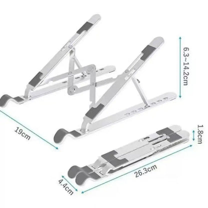Foldable Laptop Stand Holder Riser Portable Adjustable Notebook Stand Computer Stand 7 Angles for MacBook Tablets