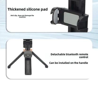 Super Mini Selfie Stick Portable Phone Holder Shooting Aid Versatile Integrated Design Bluetooth Remote For Live Broadcas