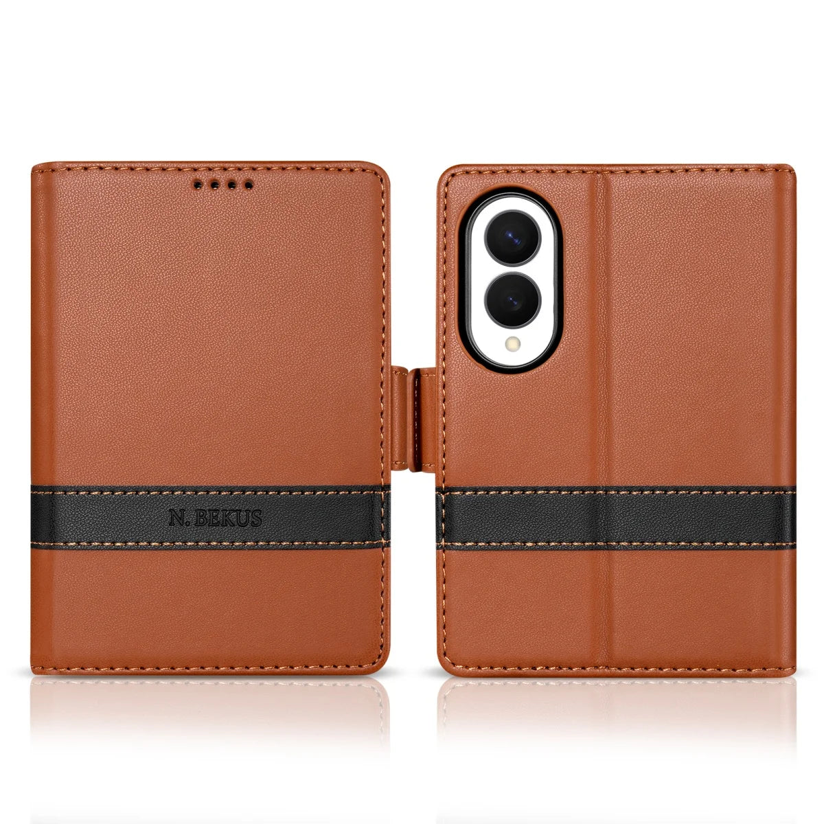Business Luxury Leather RFID Wallet Card Solt Phone Case for Samsung Galaxy Z Fold8 Ultra Fold 4 5 6 7 8 Flip Protective Cover