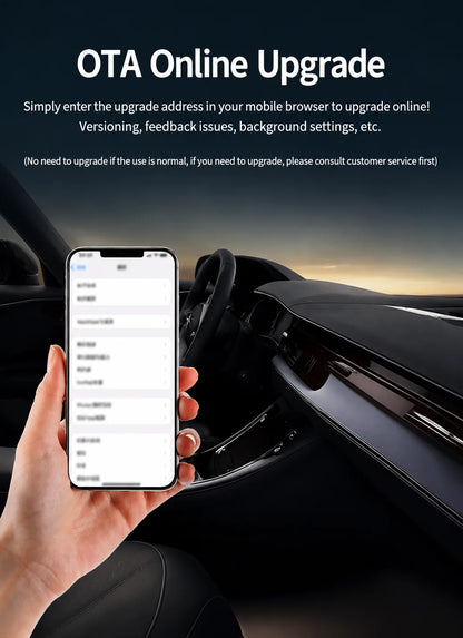 DRNVIYNC 2026 Wireless CarPlay Adapter 2-in-1 Wired to Wireless Dongle for Apple & Android Auto Plug and Play Universal Car Accessory