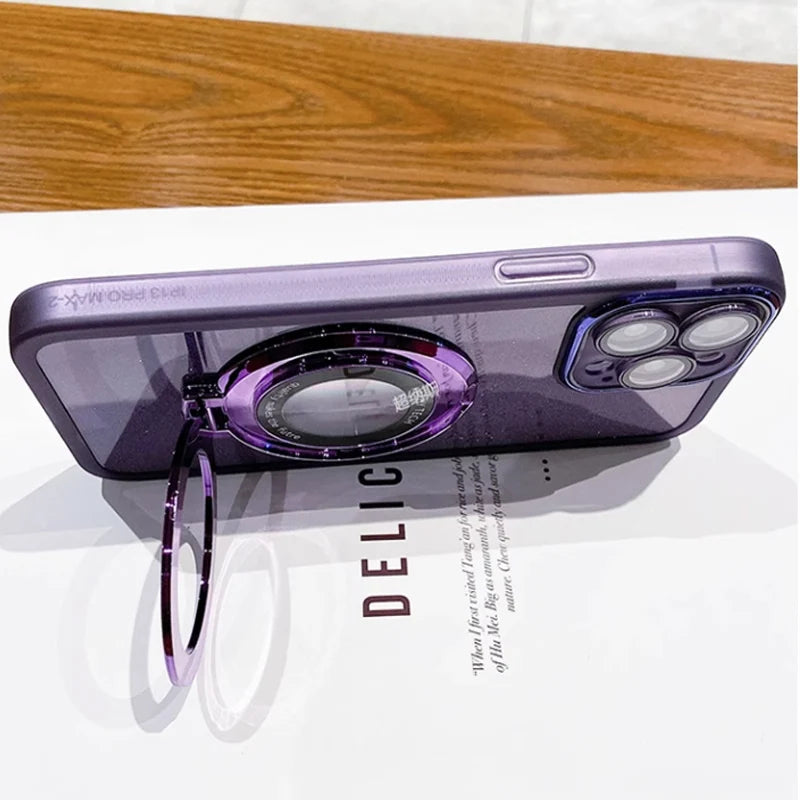 Lanyard Strap Magnetic Bracket Stand Phone Case For Motorola MOTO G77 G67 G17 G87 G85 G75 G35 G15 G05 Edge 70 Shockproof Cover