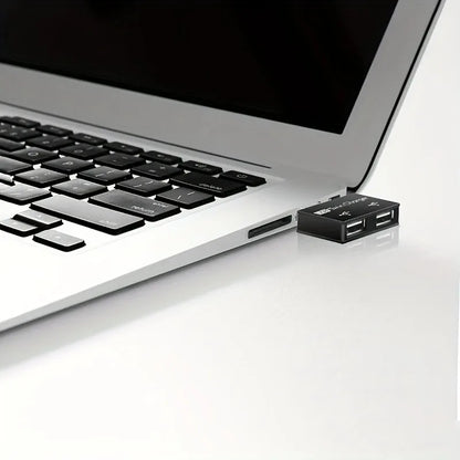 USB 2.0 HUB 1 To 2 Port High Speed Mini Splitter Adapter For Laptop U Disk Card Reader Mouse Keyboard Phone Charging Accessories