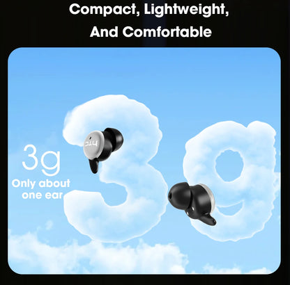 HTC NE90 TWS Sleep Bluetooth Earphones Wireless Bluetooth 5.3 Stereo Headphones Mini Sleeping Earbuds Long Battery Touch Control